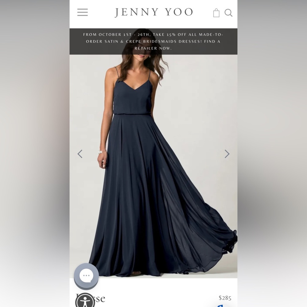 Jenny Yoo Inesse Dress BRAND NEW NEVER WORN